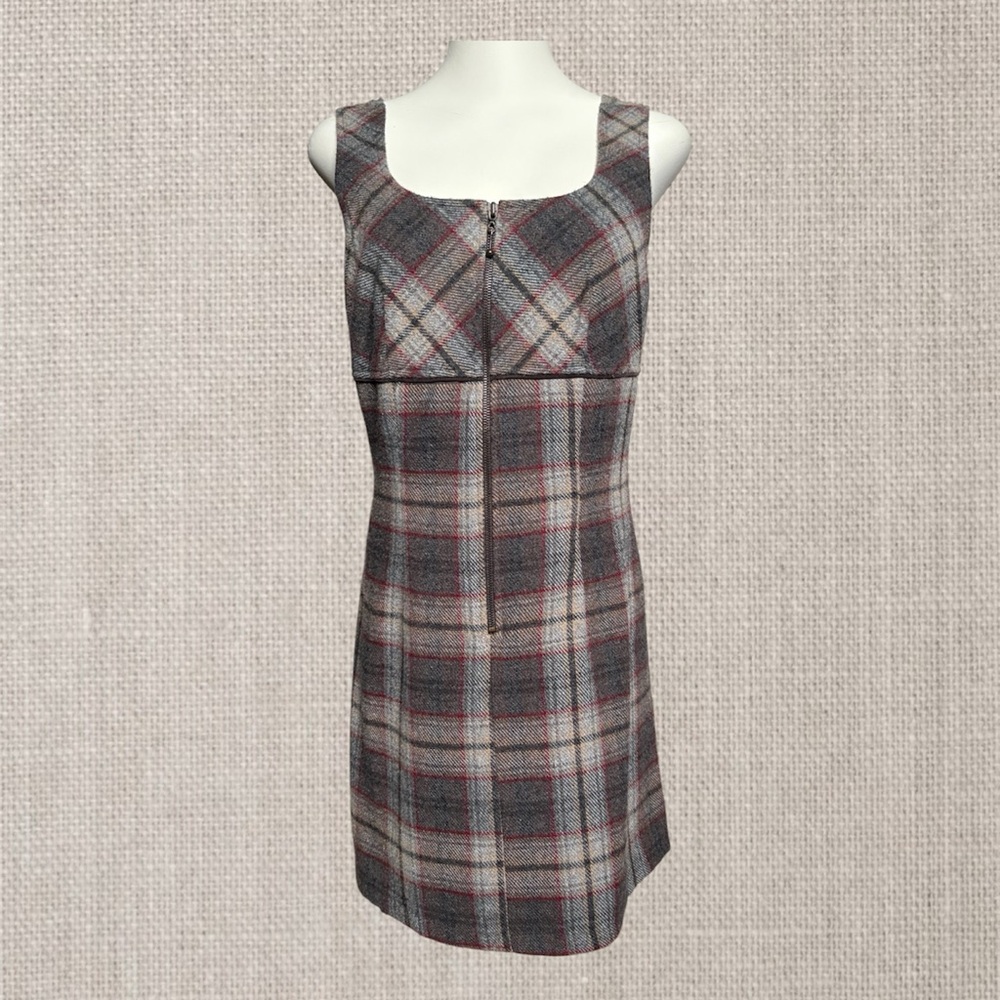 Plaid Sleeveless Dress